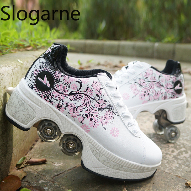 Women'S Shoes - Donne 4 Ruote Deformazione Pattini A