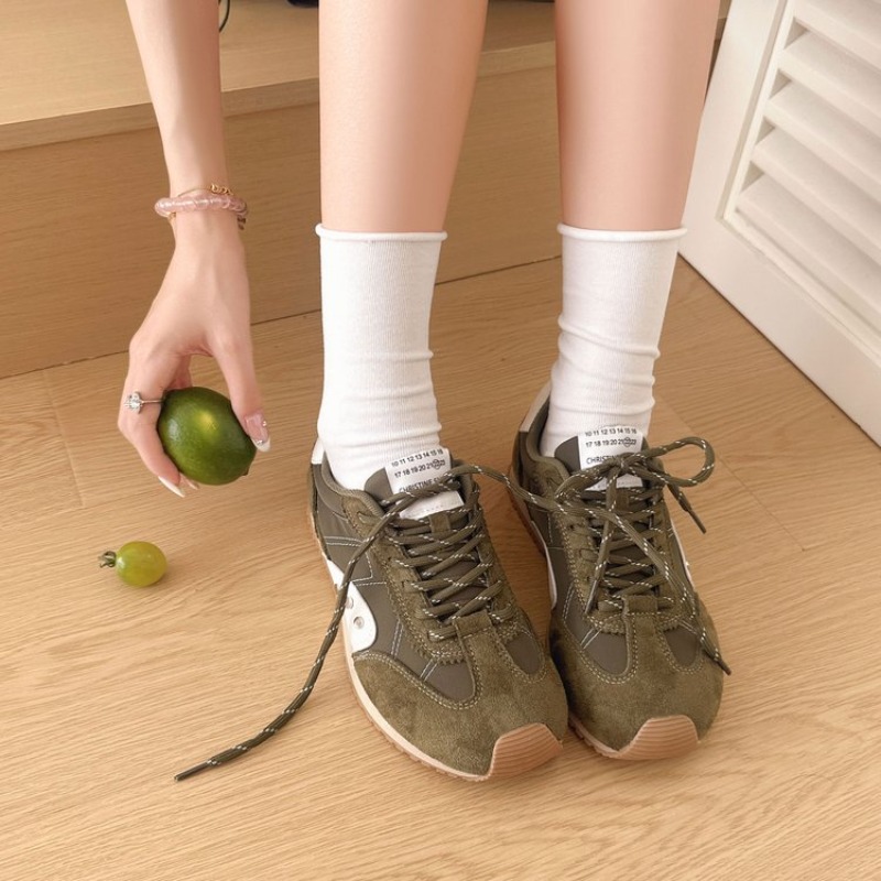 Running Shoes - Sneakers retrò a blocchi di colore