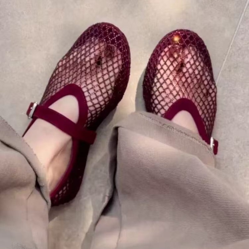 Boots - Sandali Baotou con strass intagliati da