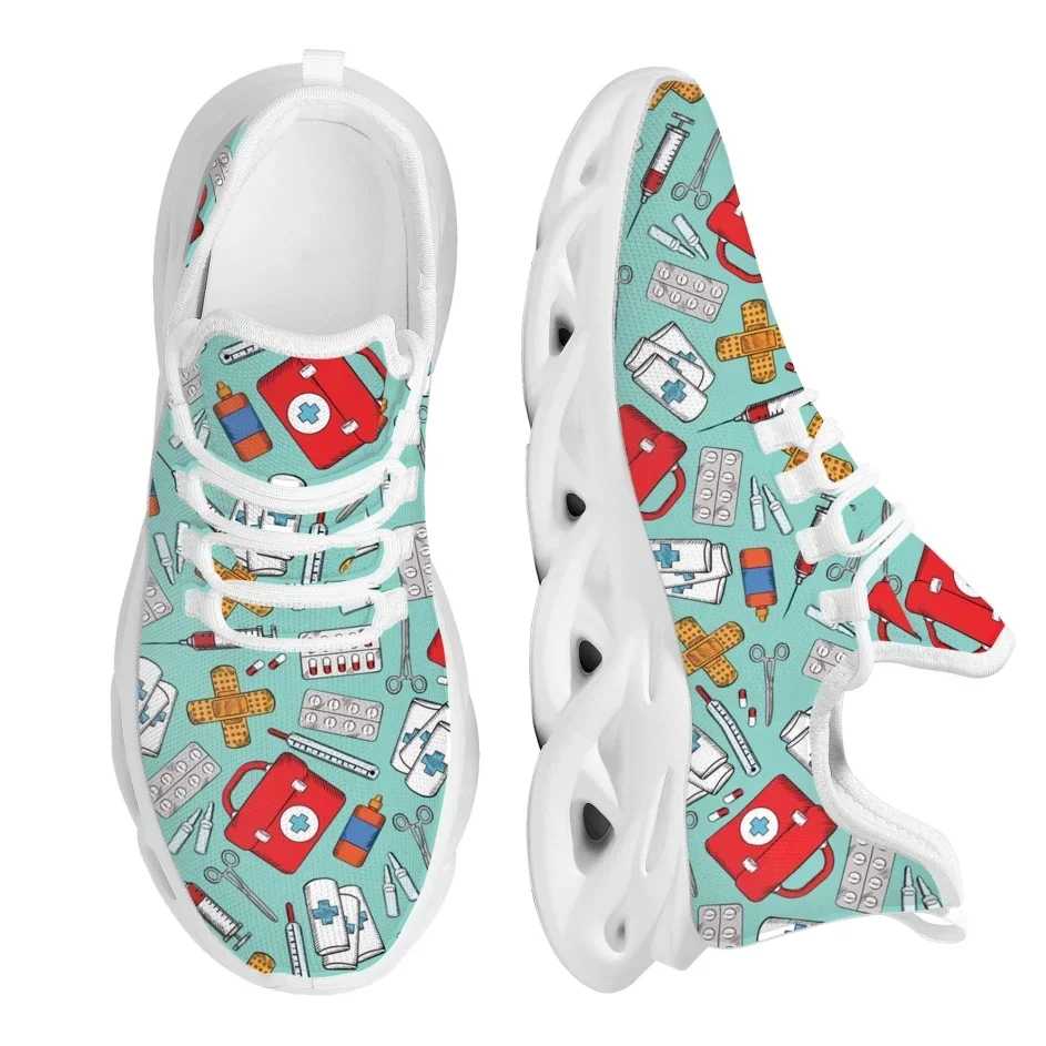Scarpe da Corsa Femminili Pers - Knit Fabric Lace Up Sneakers recensione e prezzo