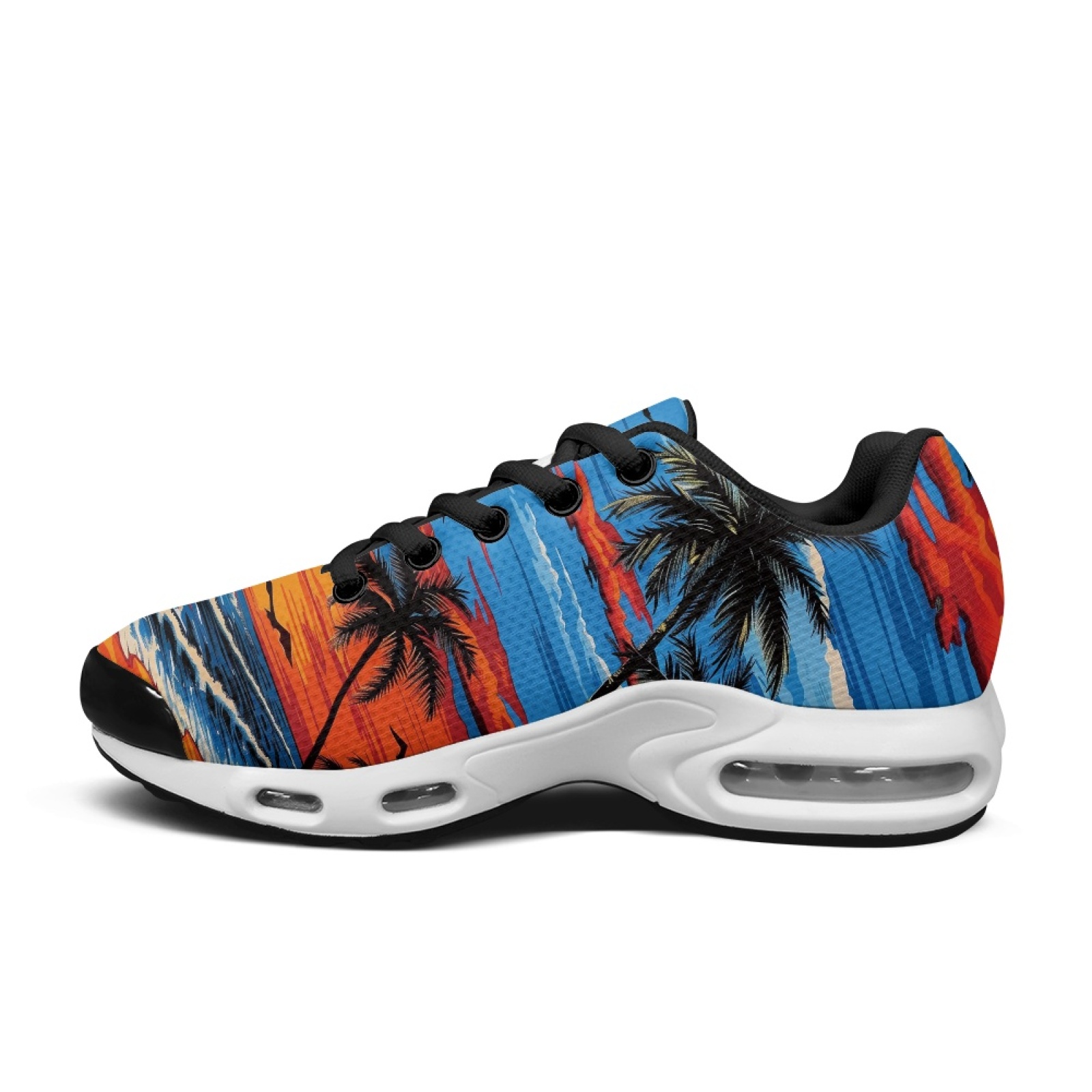 PENSTROLL Sunset Palm Trees Sc - Air Cushion Jogger Shoes Men recensione e prezzo