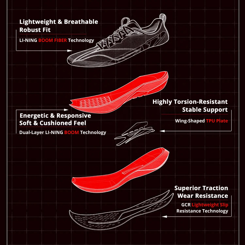 Scarpe da corsa Li-Ning RED HA - Reflective Night Running Shoes recensione e prezzo
