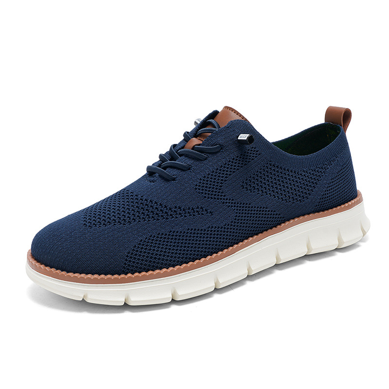 Nuove Scarpe da Passeggio Casu - Knit Fabric Lace Up Sneakers recensione e prezzo